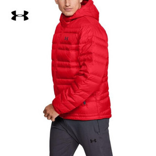 安德玛官方UA Armour Down男子运动连帽羽绒夹克Under Armour1342738 红色600 3XL