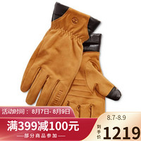 Timberland添柏岚男士手套五指户外保暖耐磨舒适休闲9452098 Wheat L