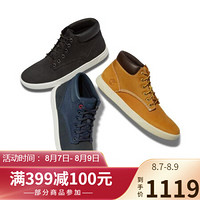 Timberland添柏岚男鞋休闲鞋运动鞋高帮系带耐磨舒适休闲1836420 Black 10