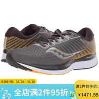 SAUCONY圣康尼男鞋缓震支撑跑步鞋舒适透气运动鞋9338840 GreyYellow 8M