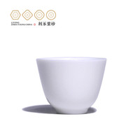 百年利永 整套茶具陶瓷品茗杯小口杯白瓷小杯功夫茶具茶杯子主人杯 冰清玉洁 玉洁单只装