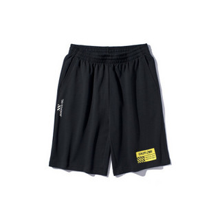 LI-NING 李宁 迪士尼授权系列 男士运动短裤 AKSP041-1 标准黑