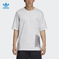 阿迪达斯官方adidas 三叶草 NMD T-SHIRT 男子 短袖上衣 DH2249 如图 M
