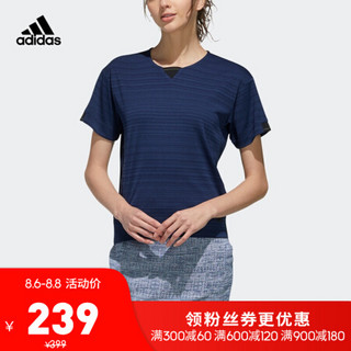 阿迪达斯官网 adidas X SS POLO 女装高尔夫运动短袖POLO衫FJ4346 如图 L