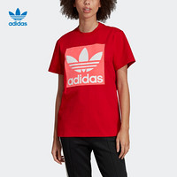 阿迪达斯官网 adidas 三叶草 BF TEE 女装运动短袖T恤ED7465 如图 34