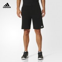adidas 阿迪达斯官网ESS RH SHORT FT男装运动型格针织短裤BK7461 如图 L