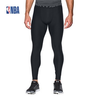 NBA-Under Armour安德玛UA 运动训练紧身裤裤子男 1289577 黑色001 XL