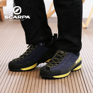 SCARPA 魔幻徒步鞋MESCALITO 男款耐磨登山鞋 防滑抓地户外鞋72100-350 钛灰拼橘 42