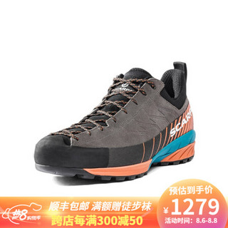 SCARPA 魔幻徒步鞋MESCALITO 男款耐磨登山鞋 防滑抓地户外鞋72100-350 钛灰拼橘 42