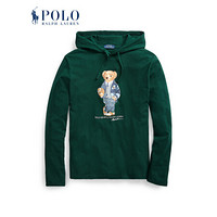 Ralph Lauren/拉夫劳伦男装 2020年春季Polo 小熊连帽T恤11953 300-绿色 XL