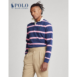 Ralph Lauren/拉夫劳伦男装 2020年春季经典橄榄球衫11908 400-蓝色 XL