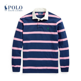 Ralph Lauren/拉夫劳伦男装 2020年春季经典橄榄球衫11908 400-蓝色 XL