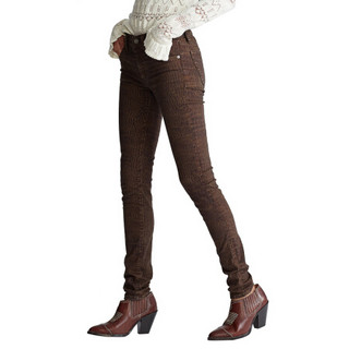 Ralph Lauren/拉夫劳伦女装 2020年春季Tompkins 紧身牛仔裤21259 200-棕色 28 S