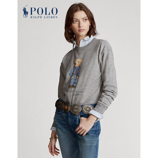 Ralph Lauren/拉夫劳伦女装 2020年春季Polo熊起绒布卫衣21326 020-灰色 XXS