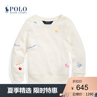 Ralph Lauren/拉夫劳伦女童 2020年春季毛圈布套头衫33071 100-白色 5