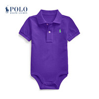 Ralph Lauren/拉夫劳伦男婴 2020年春季网格网球连体衣33491 500-紫色 9M