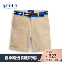 Ralph Lauren/拉夫劳伦男童 2020年春季修身版型奇诺短裤33188 250-棕色 3/3T