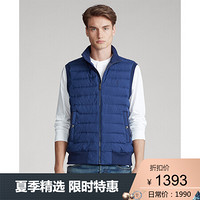 Ralph Lauren/拉夫劳伦男装 2020年春季混合材质羽绒马甲11684 410-海军蓝 XL