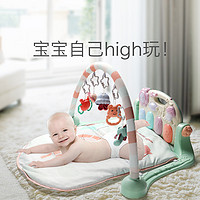 babycare婴儿健身架器脚踏钢琴0-3-6月1岁新生儿宝宝益智音乐玩具 奥尼克狮子 5096 *3件