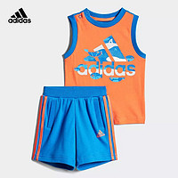 adidas 阿迪达斯  IB F TANK SET婴童装训练短袖针织套装