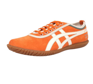 Onitsuka Tiger 鬼塚虎 TSUNAHIKI系列系带平底男士休闲鞋运动鞋 51887760 橙色 40