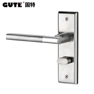 固特（GUTE）  不锈钢室内门锁卧室房门锁具 5004-009 左右方向通用（适合门厚度38-49mm）