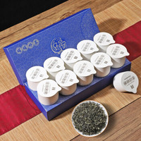 柏叶韵 茶叶明前绿茶碧螺春 新茶春茶嫩芽浓香型云雾高山绿茶70g/盒 一盒装