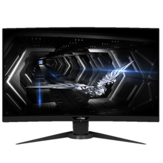 技嘉（GIGABYTE）AORUS 27英寸电竞游戏 RGB战术型显示器IPS屏 HDR CV27Q+技嘉 AORUS H5 耳机