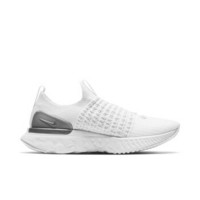 NIKE 耐克 React Phantom Run Flyknit 2 女子跑鞋 CJ0280-100 白灰 36