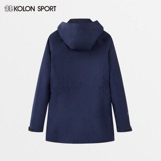 KOLON SPORT/可隆户外冲锋衣 春夏女士登山徒步防水防风戈尔夹克GORE-2L 藏青色 LKGJ9SN102NA 90/160/S