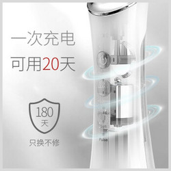 JIELING 洁领 洁领(JIELING）冲牙器 洗牙器 水牙线 牙齿清洁器 便携式设计 全身防水 白色（USB充电款）