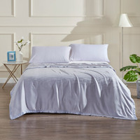 罗莱生活 LUOLAI 家纺 凉毯空调毯子夏天毛毯针织提花盖毯毛毯 夜幕星空凉毯 180*200cm 灰色 180*200cm