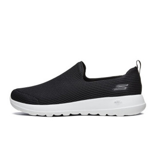SKECHERS 斯凯奇 官方 秋季新款 男女同款一脚套懒人透气轻便简约休闲运动鞋54638 黑色/白色/BKW(男款) 39.5