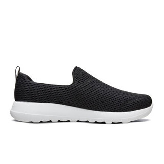 SKECHERS 斯凯奇 官方 秋季新款 男女同款一脚套懒人透气轻便简约休闲运动鞋54638 黑色/白色/BKW(男款) 39.5