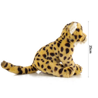 国家地理NG猫科动物系列 猎豹 26cm仿真动物毛绒玩具公仔亲子送女友生日礼物