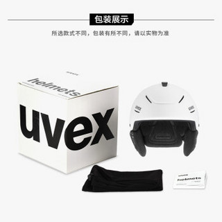 uvex p1us 2.0德国优维斯全地形滑雪头盔 男女款装备单双板plus 2.0亚洲滑雪头盔 S5662111105 哑光白 55-59cm