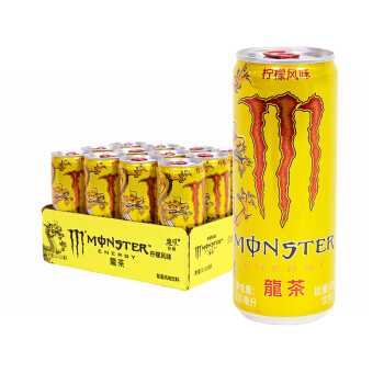 魔爪龙茶柠檬风味能量饮料 310ml*12罐 *2件