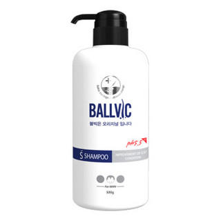 BALLVIC 男士洗护套装 三件套（洗发水500g+营养水50g*2）修护滋养 无脱发成分 博碧