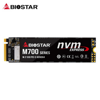 映泰(BIOSTAR) 512GB SSD固态硬盘 M.2接口（NVMe协议）