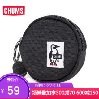 Chums洽洽鸟硬币包春夏收纳包便携耐用硬币包零钱包钥匙包日系百搭零钱包ch60 0854 黑色2585 Os 报价价格评测怎么样 什么值得买