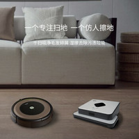 iRobot扫地机器人891+381扫擦组合智能家用全自动扫地拖地吸尘器宠物家庭适用套装 【官方自营】 毛发克星