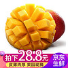 至诚 新鲜水果芒果生鲜 精品鲜果带箱9.5-10斤装 芒果京东生鲜正常发货
