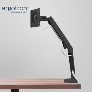 ERGOTRON 爱格升 MXV显示器支架 电脑支架 显示器支架臂 旋转电脑架 台式机底座增高架45-486-224哑光黑