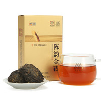 中粮中茶牌 湖南安化黑茶 陈韵金砖手筑茯砖茶 400g/盒