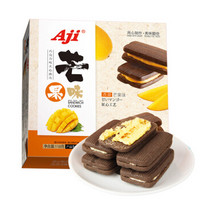 Aji 饼干蛋糕 零食糕点 巧克力夹心曲奇 芒果味 118g/盒