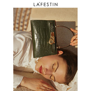 拉菲斯汀包包2020新款潮时尚单肩斜挎女包鳄鱼纹铂金包手提凯莉包