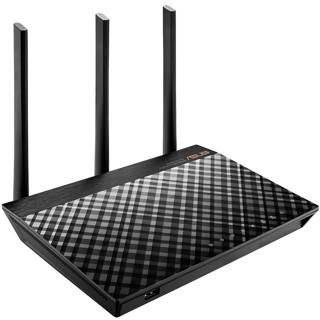 ASUS 华硕 RT-AC66U B1 双频1750M 千兆无线家用路由器 Wi-Fi 5