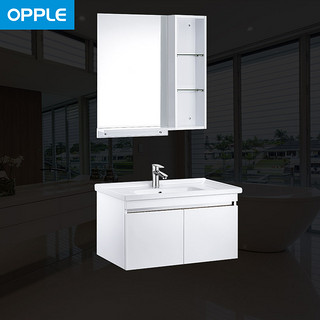 OPPLE不锈钢浴室柜组合洗漱台卫生间洗脸盆池洗手盆柜面盆挂墙Q