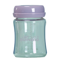Sunveno 三美婴 PP玻璃宽口径储奶瓶 蓝冰 180ml