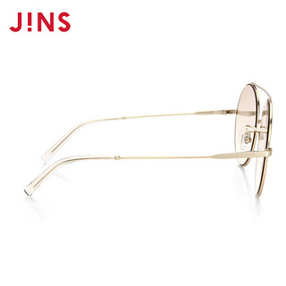 JINS睛姿女士时尚个性圆框金属太阳镜防紫外线LMF18S871